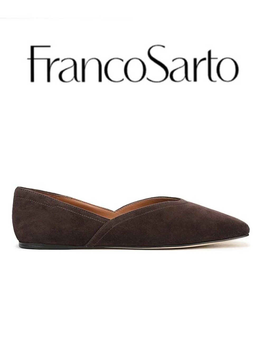 NIB Franco Sarto Women's Flexa Adalina Suede Slip On Ballet Flats - Size 10